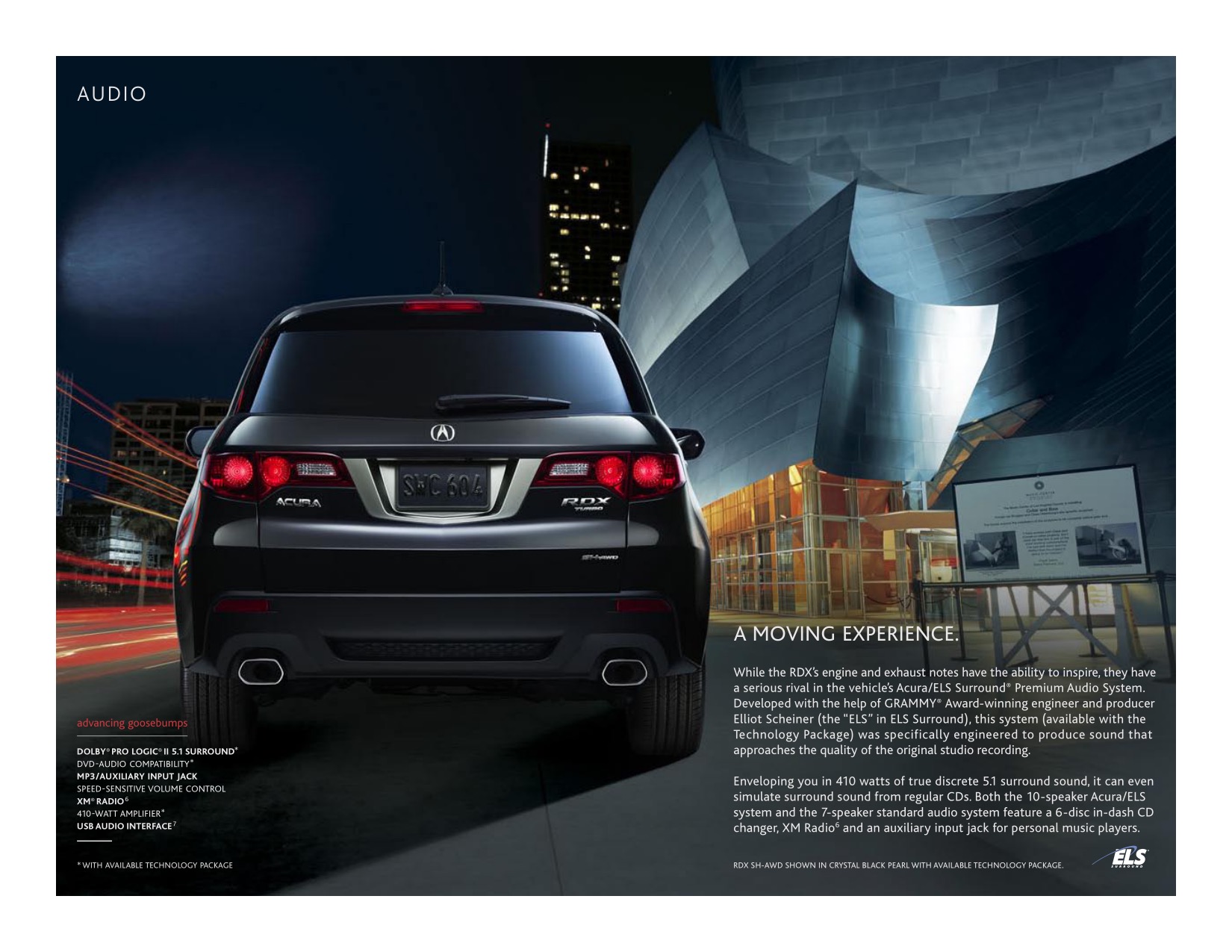 2010 Acura RDX Brochure Page 13